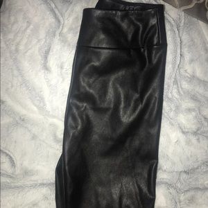 Leather pants